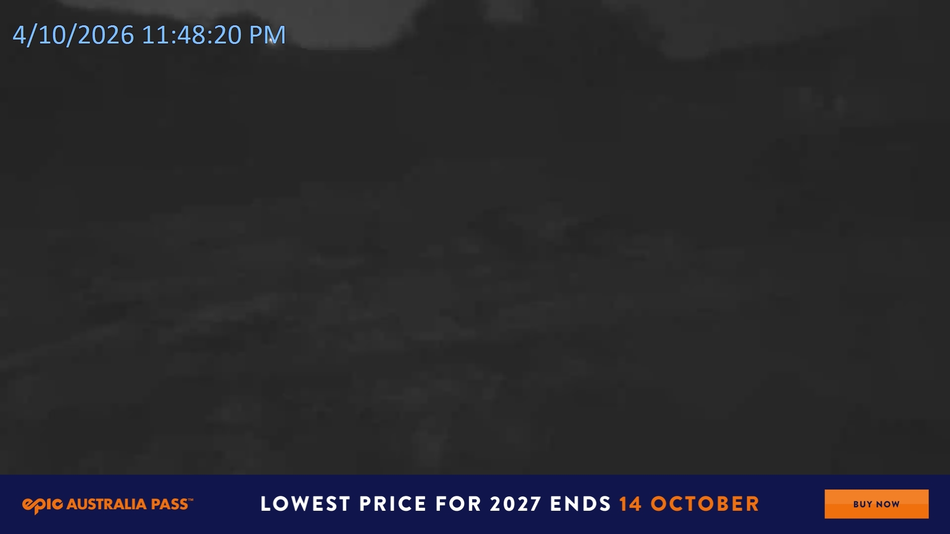 Falls Creek Towers Chair snow cam captured at 4 October 2026 at 11:54 pm AEDT