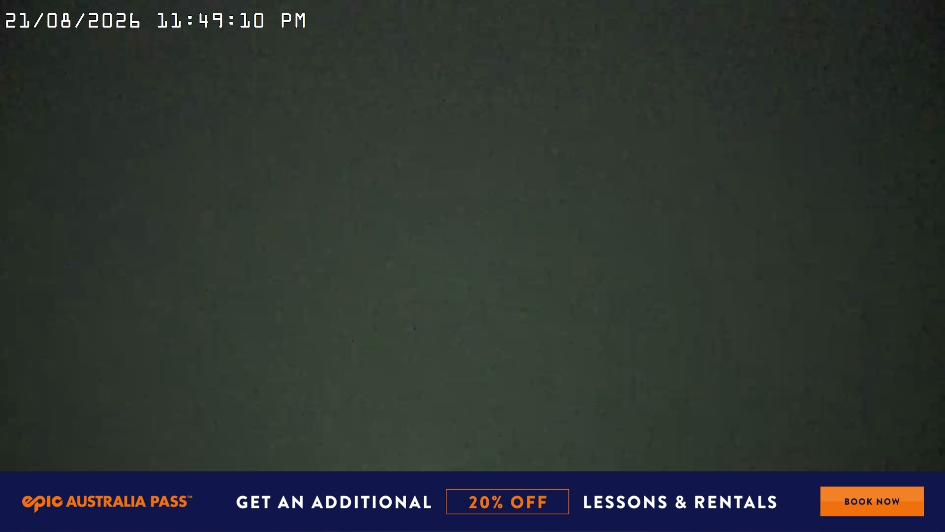Falls Creek Village View snow cam captured at 21 August 2026 at 11:52 pm AEST