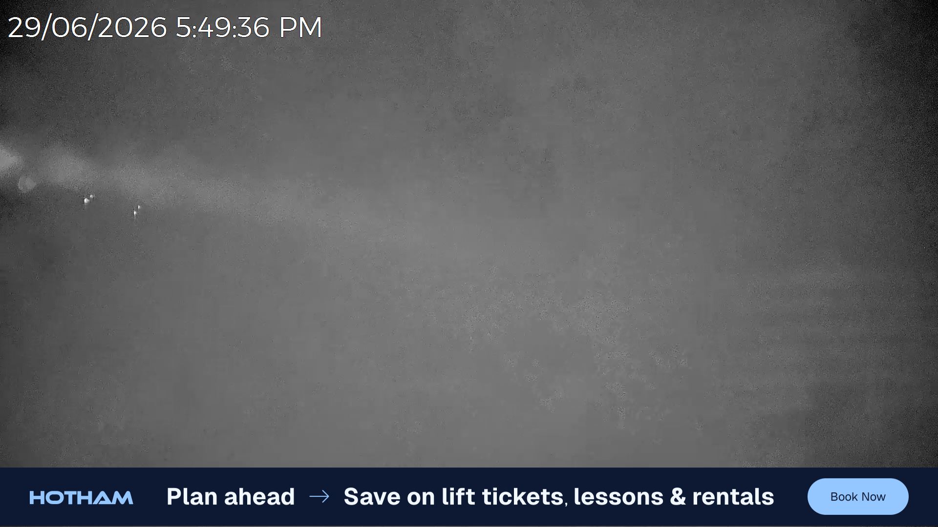 Mt Hotham Upper Imagine snow cam captured at 29 June 2026 at 5:54 pm AEST