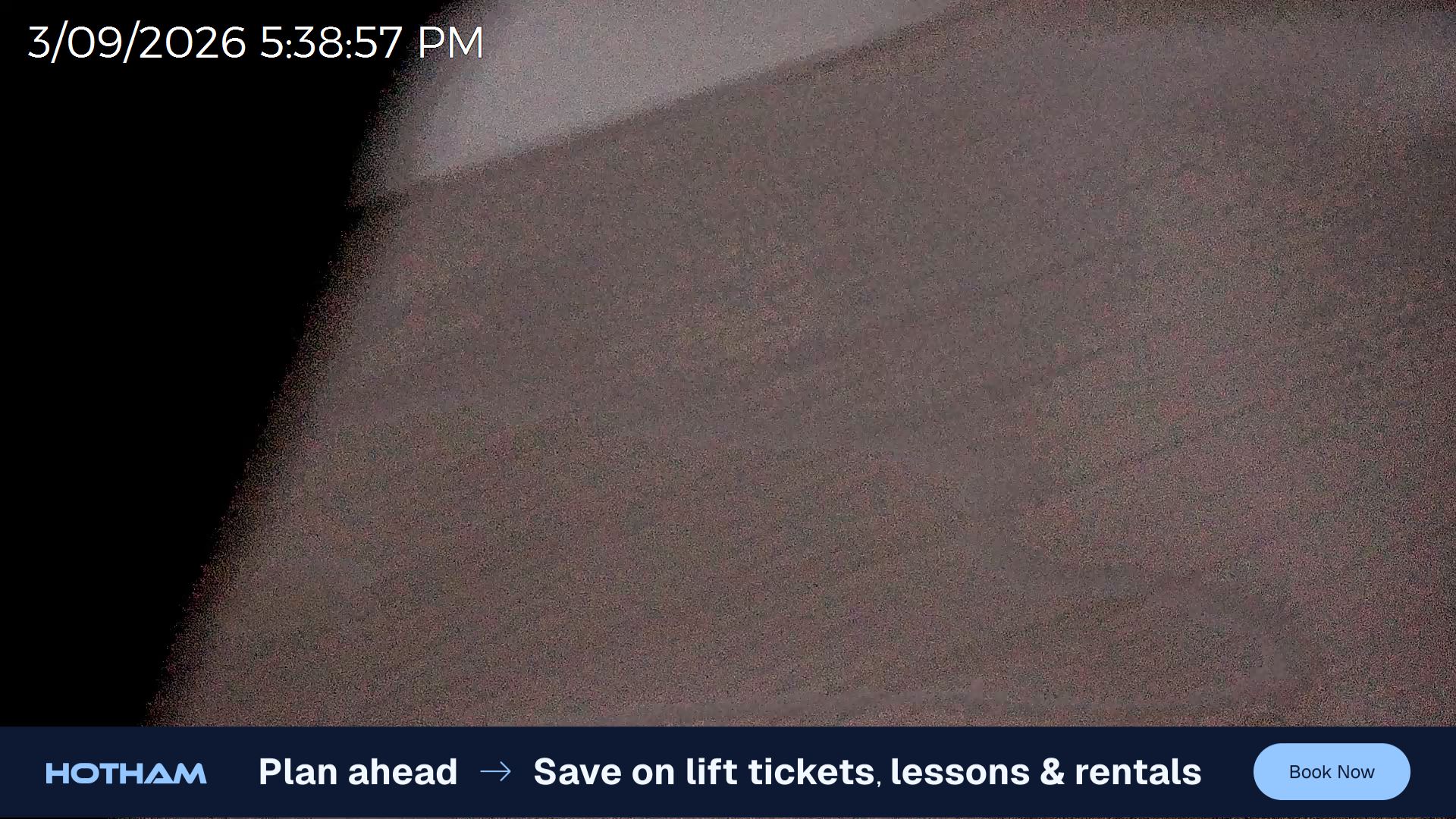 Mt Hotham Upper Imagine snow cam captured at 3 September 2026 at 5:40 pm AEST