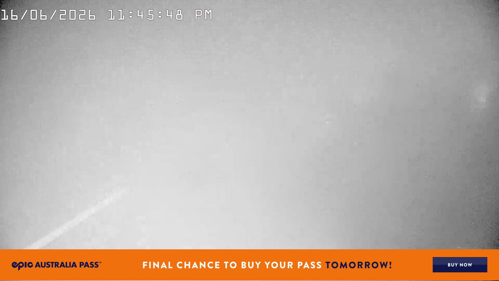 Mt Hotham Hotham Heights snow cam captured at 16 June 2026 at 11:48 pm AEST