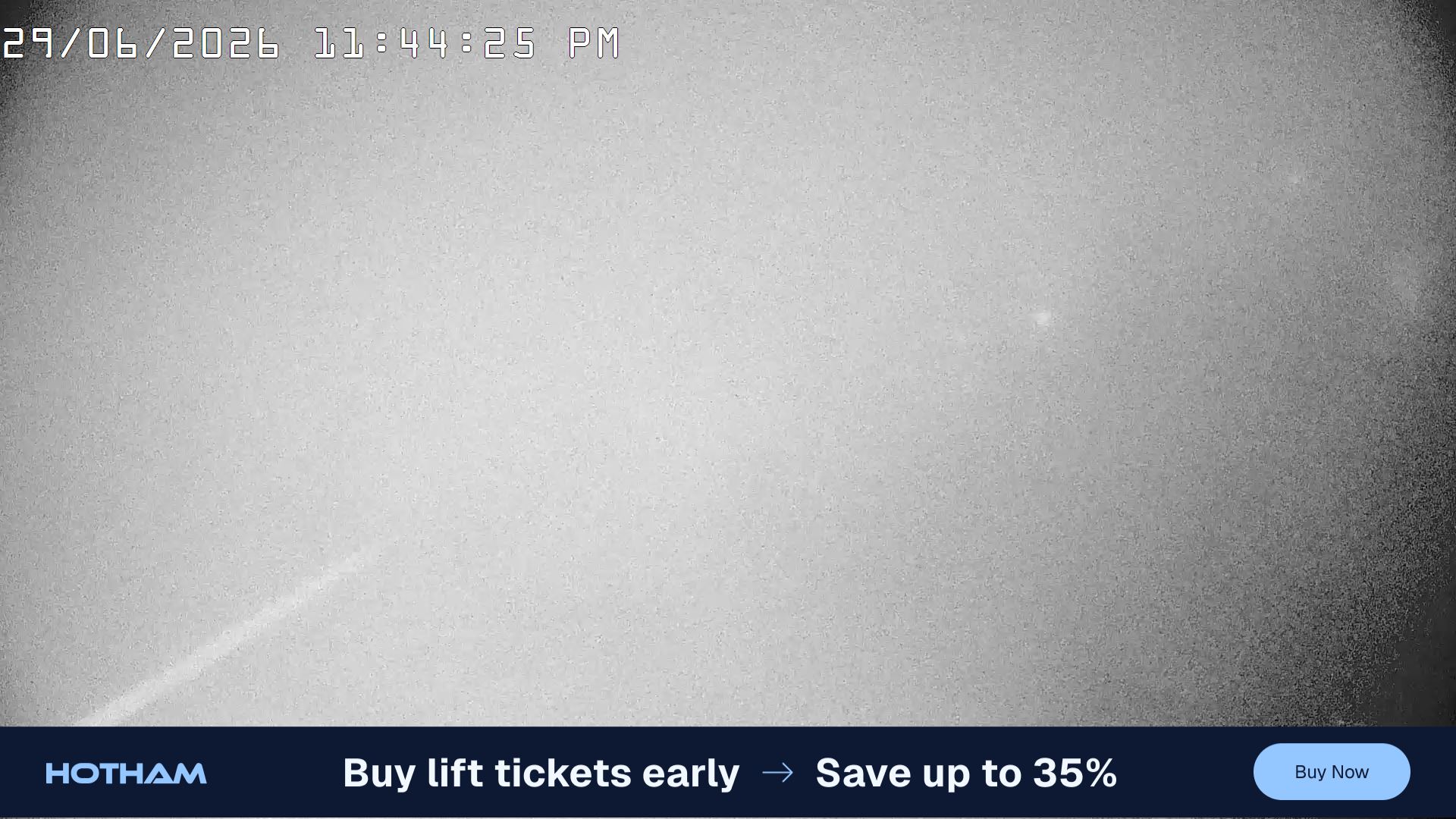Mt Hotham Hotham Heights snow cam captured at 29 June 2026 at 11:47 pm AEST