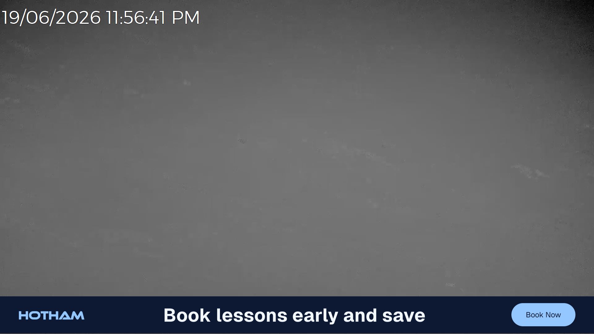 Mt Hotham Slalom Gully snow cam captured at 19 June 2026 at 11:57 pm AEST