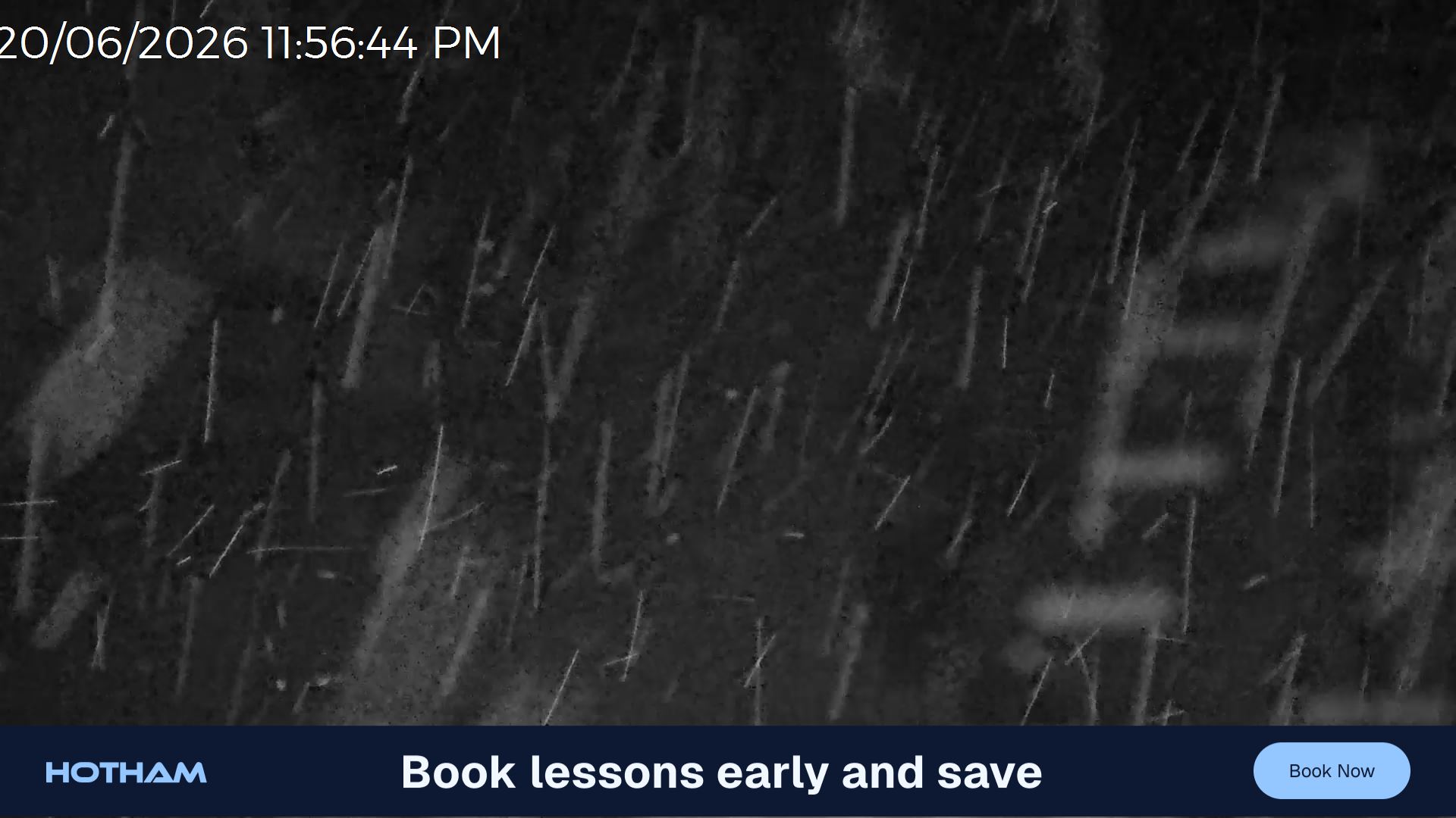 Mt Hotham Slalom Gully snow cam captured at 20 June 2026 at 11:57 pm AEST