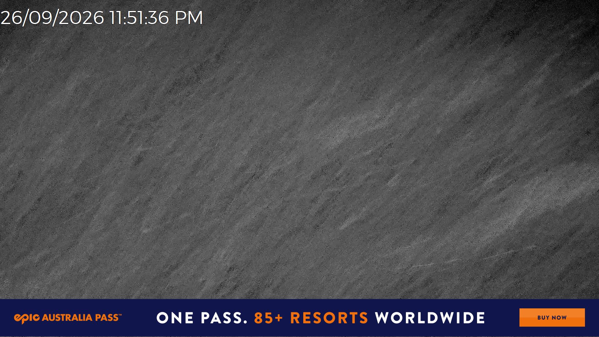Mt Hotham Slalom Gully snow cam captured at 26 September 2026 at 11:51 pm AEST