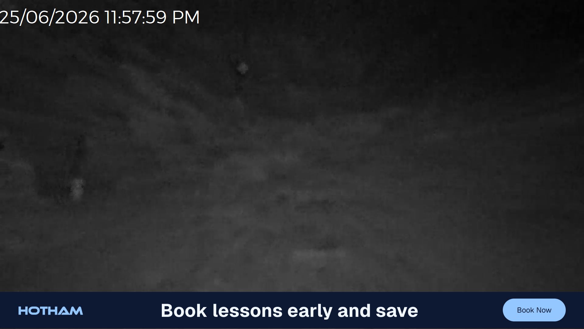 Mt Hotham Snake Gully snow cam captured at 25 June 2026 at 11:58 pm AEST