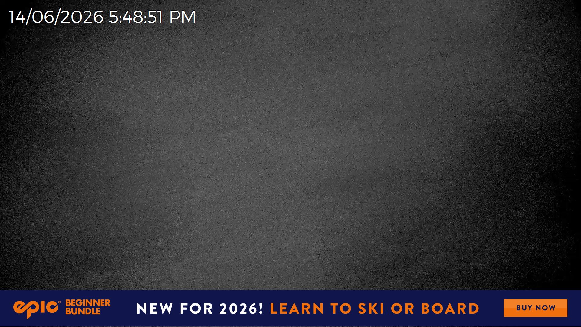 Mt Hotham Razorback snow cam captured at 14 June 2026 at 5:49 pm AEST