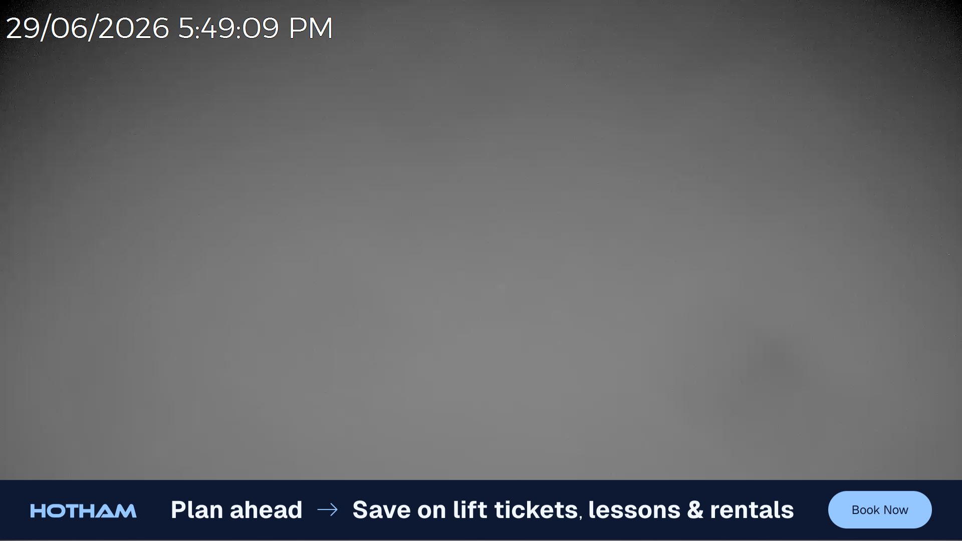 Mt Hotham Razorback snow cam captured at 29 June 2026 at 5:54 pm AEST