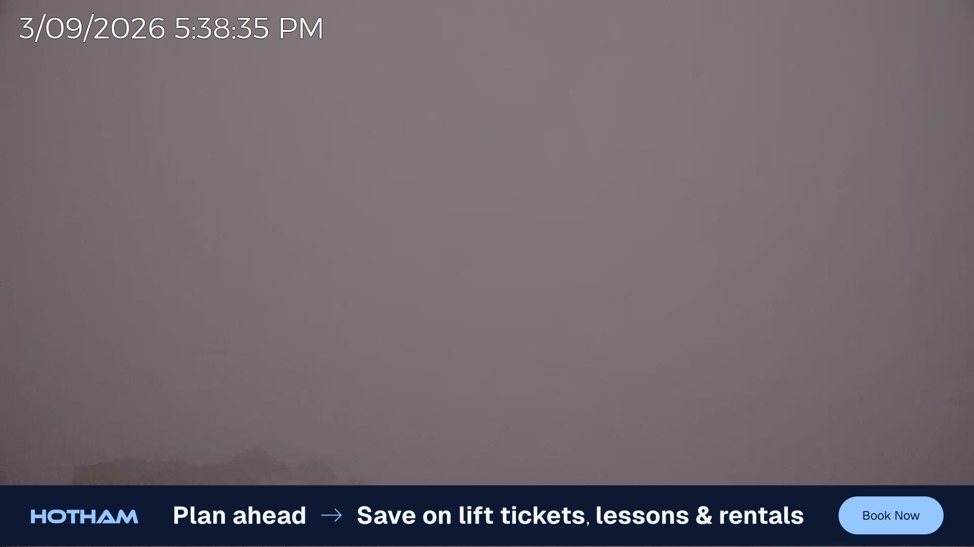 Mt Hotham Razorback snow cam captured at 3 September 2026 at 5:40 pm AEST