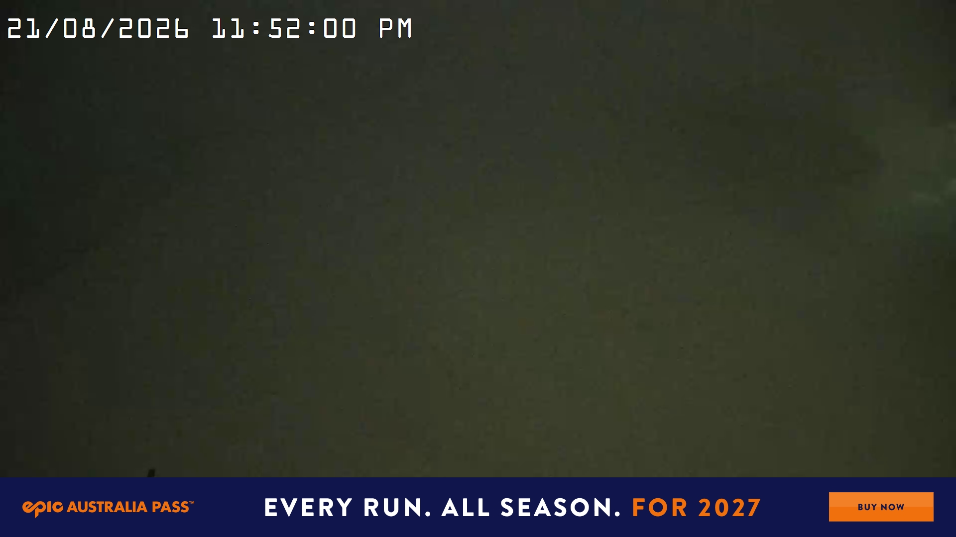 Mt Hotham Big D snow cam captured at 21 August 2026 at 11:52 pm AEST
