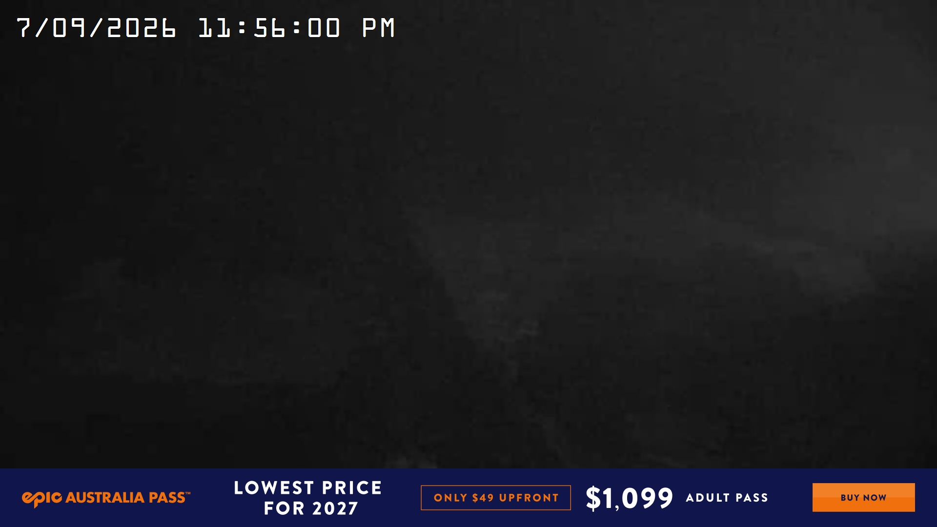 Mt Hotham Big D snow cam captured at 7 September 2026 at 11:57 pm AEST
