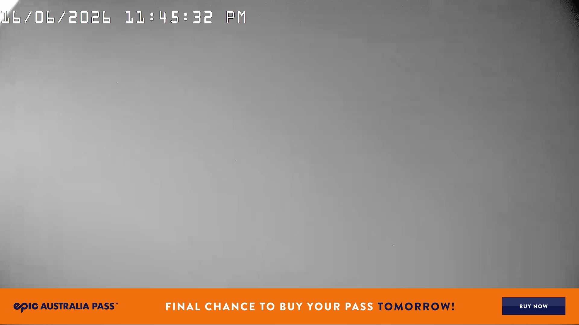 Mt Hotham Pup's and Sun Run snow cam captured at 16 June 2026 at 11:48 pm AEST