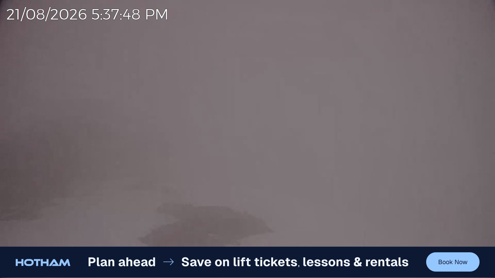 Mt Hotham Gotcha snow cam captured at 21 August 2026 at 5:40 pm AEST