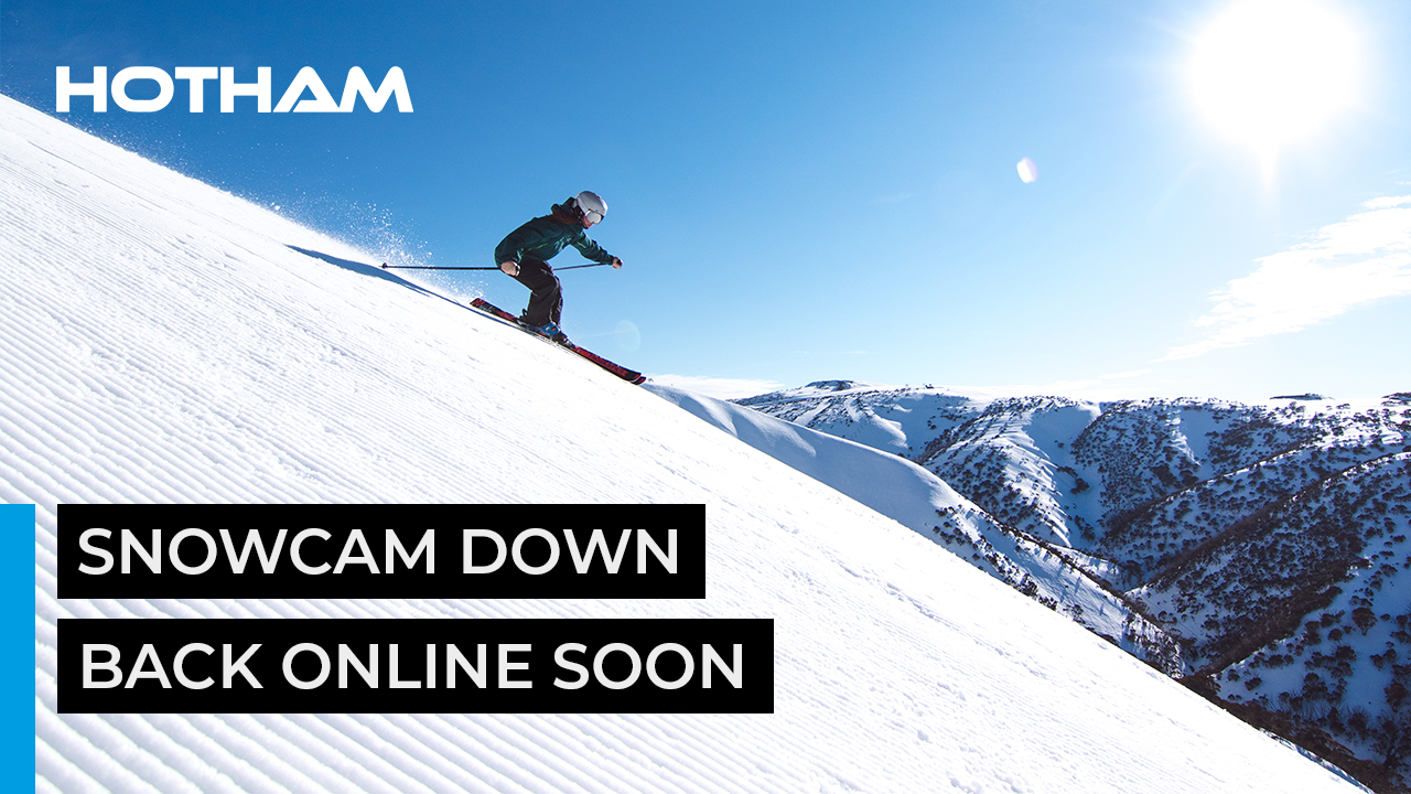 Mt Hotham Gotcha snow cam captured at 8 September 2026 at 5:00 pm AEST
