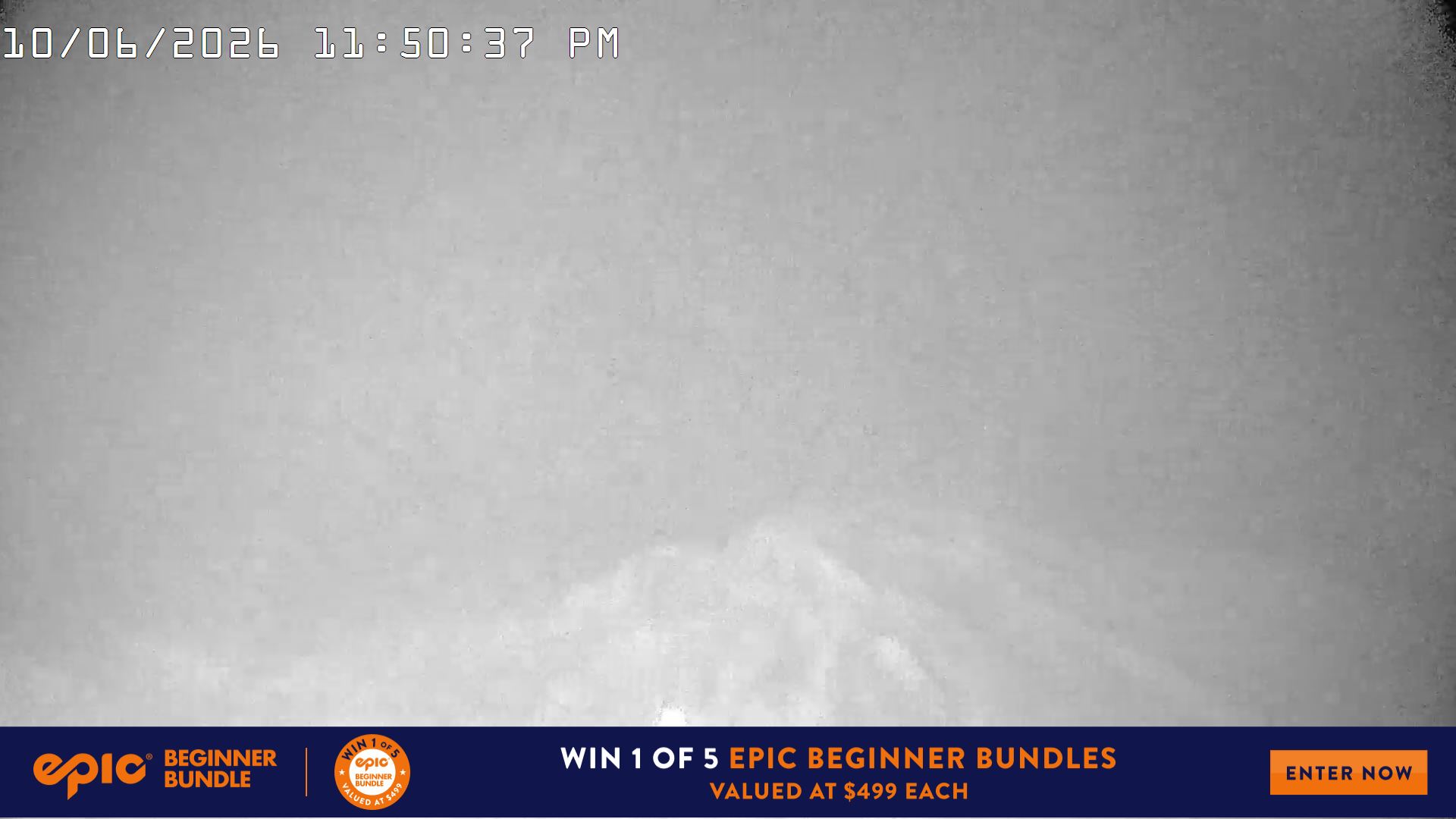 Mt Hotham Golden Point snow cam captured at 10 June 2026 at 11:56 pm AEST