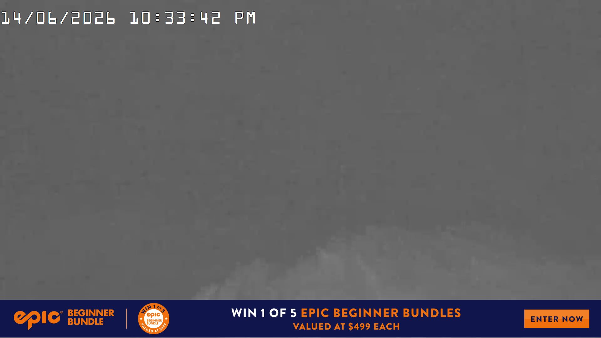 Mt Hotham Golden Point snow cam captured at 14 June 2026 at 10:37 pm AEST