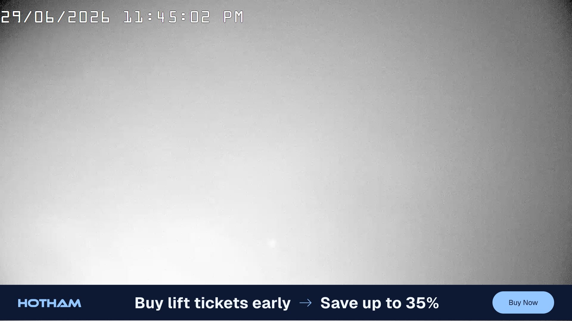 Mt Hotham Golden Point snow cam captured at 29 June 2026 at 11:47 pm AEST