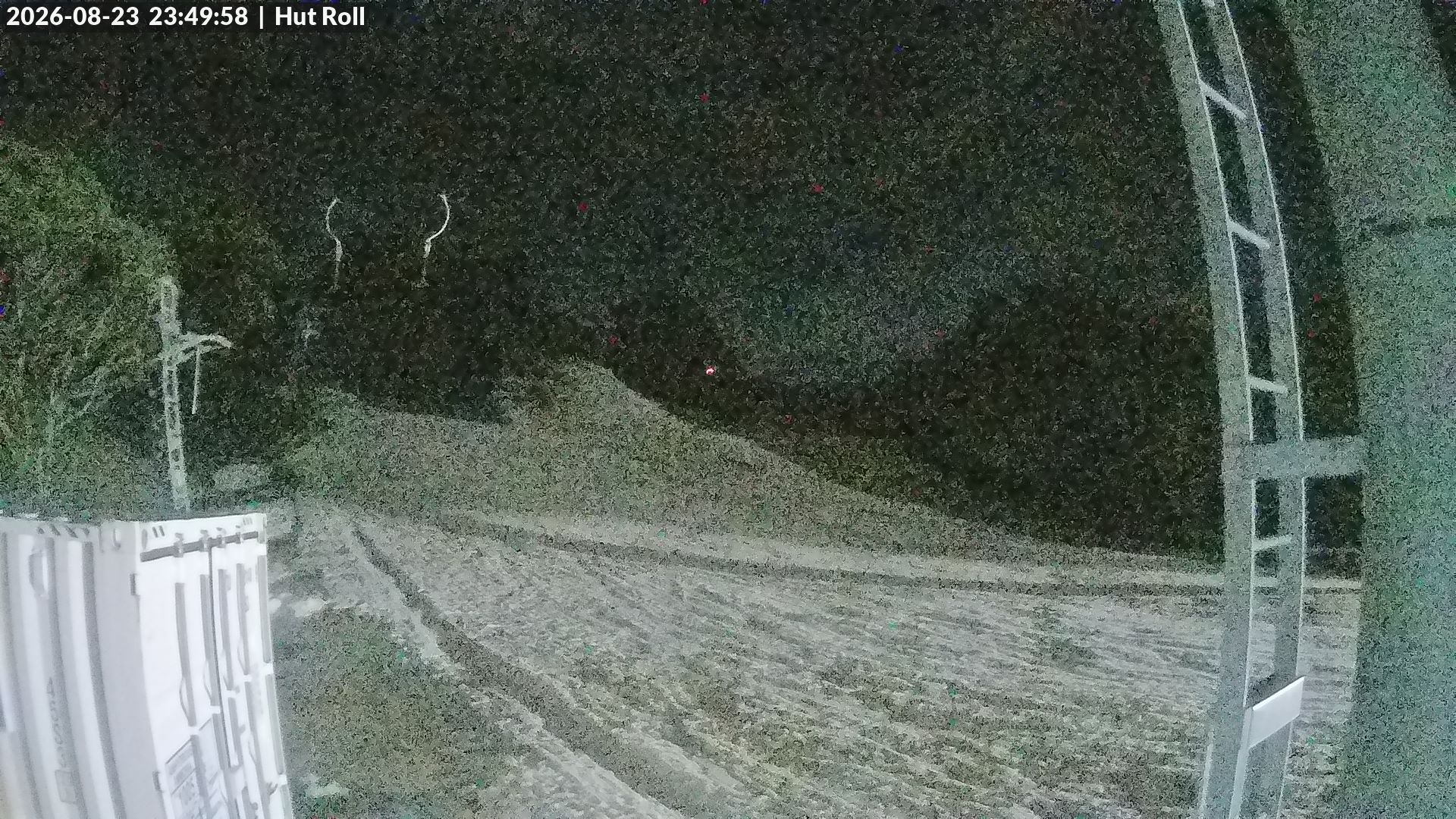 Mt Baw Baw Hut Roll snow cam captured at 23 August 2026 at 11:52 pm AEST