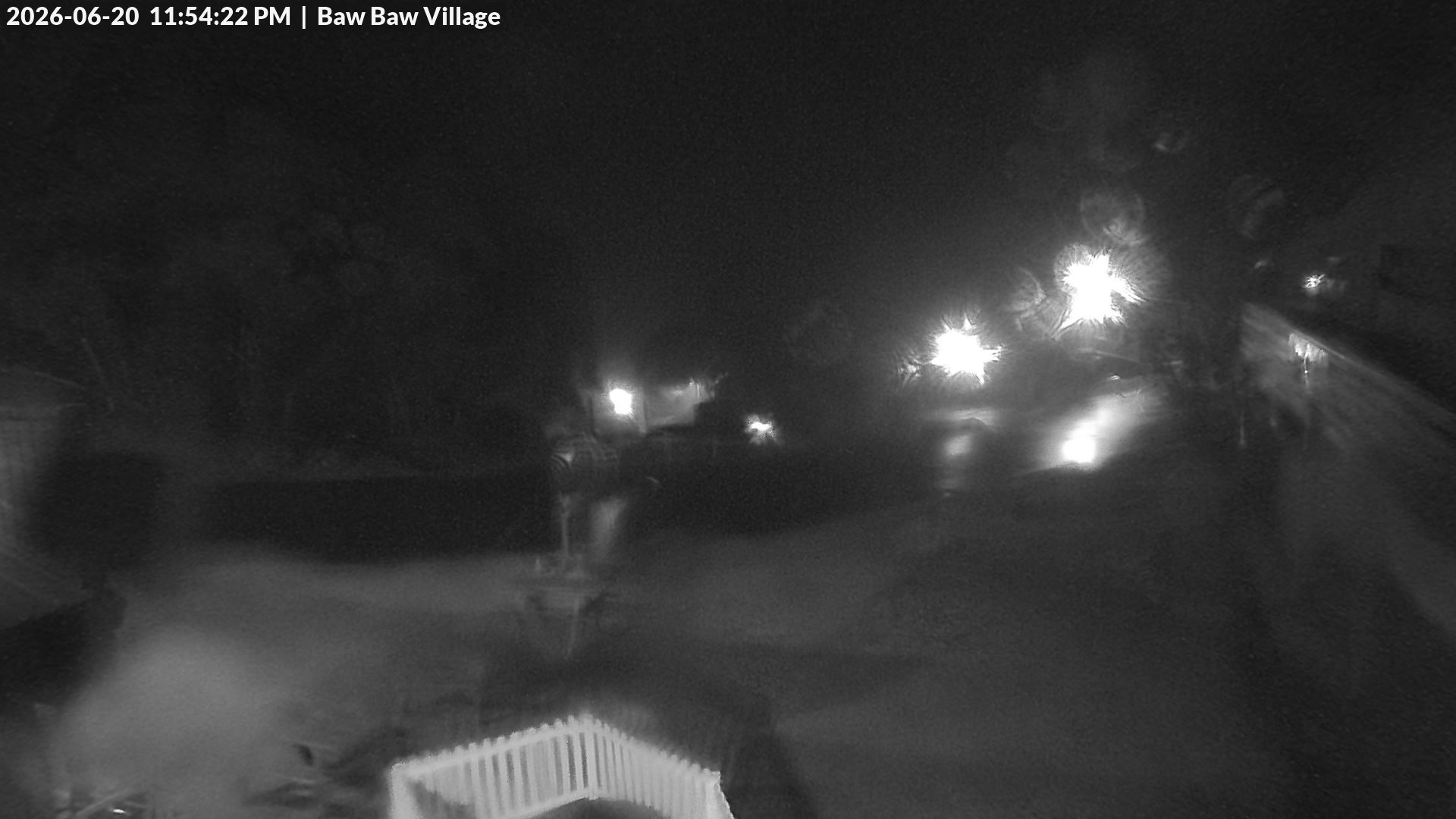 Mt Baw Baw Baw Baw Village snow cam captured at 20 June 2026 at 11:56 pm AEST
