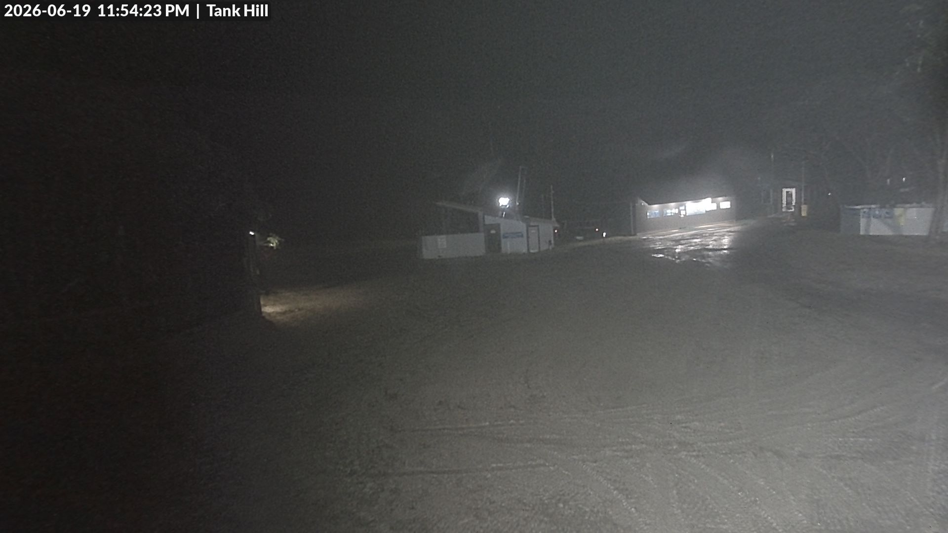 Mt Baw Baw Tank Hill snow cam captured at 19 June 2026 at 11:57 pm AEST