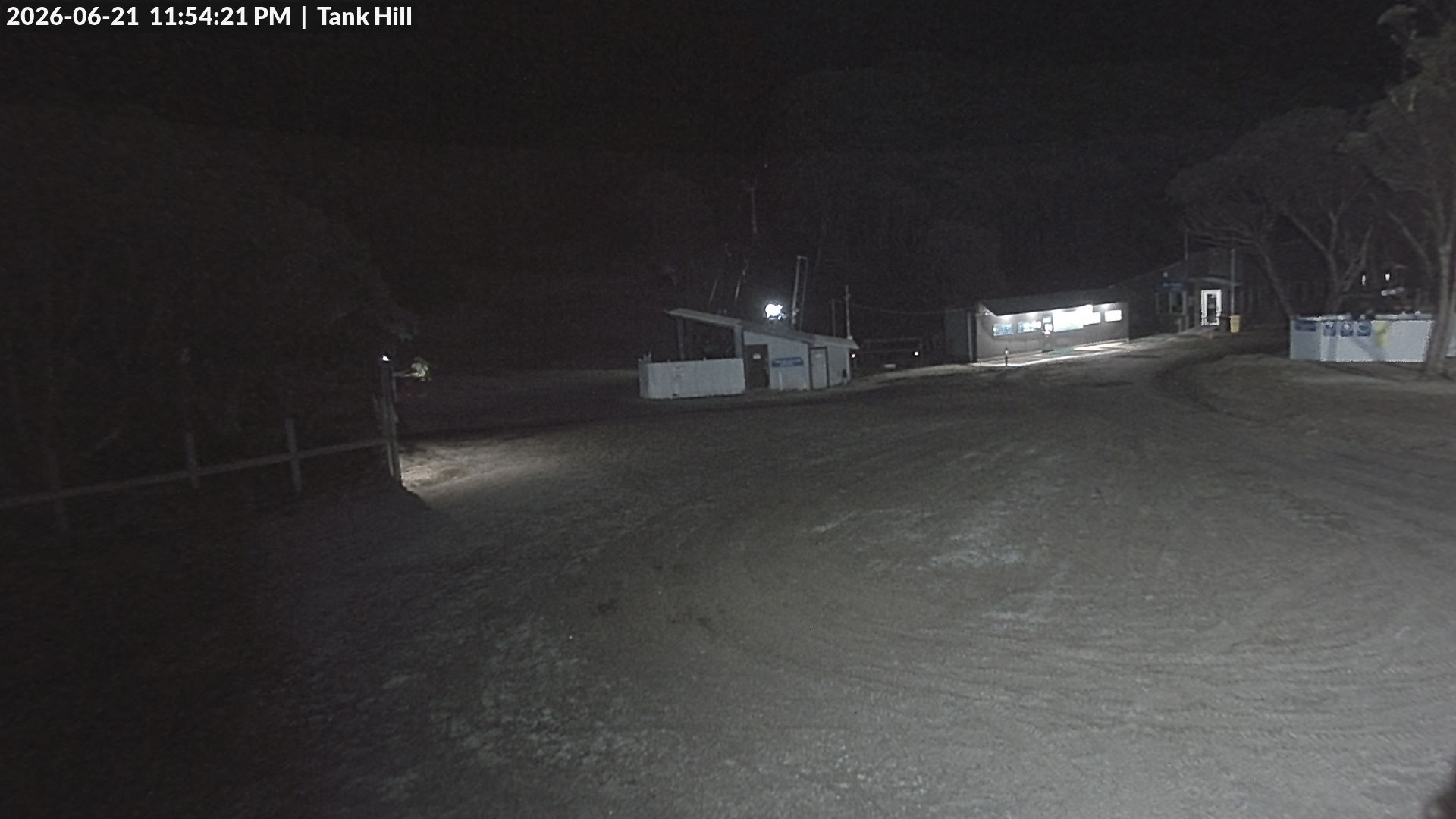 Mt Baw Baw Tank Hill snow cam captured at 21 June 2026 at 11:58 pm AEST