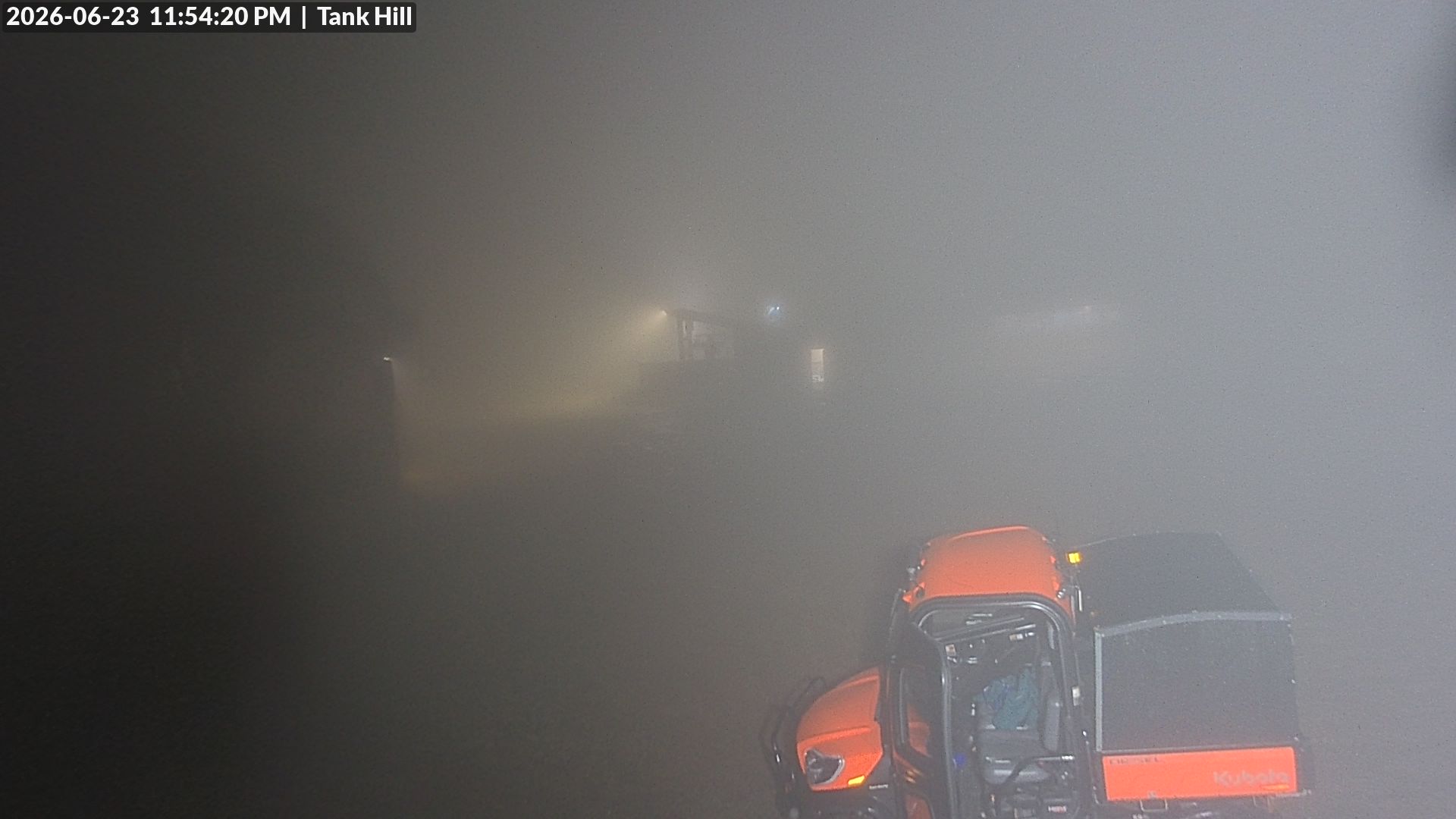 Mt Baw Baw Tank Hill snow cam captured at 23 June 2026 at 11:58 pm AEST