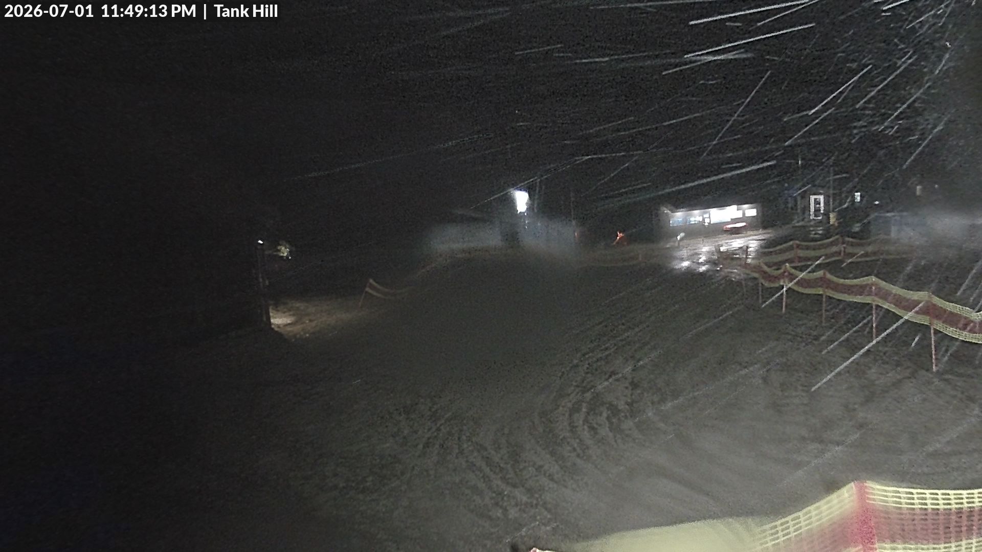 Mt Baw Baw Tank Hill snow cam captured at 1 July 2026 at 11:52 pm AEST