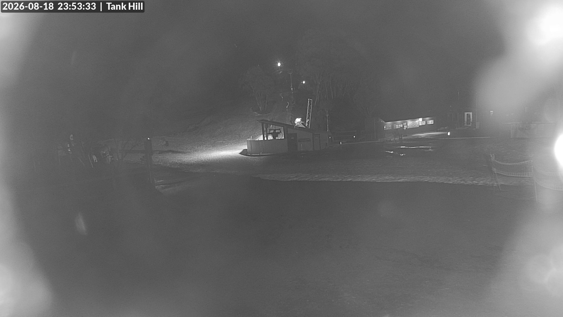 Mt Baw Baw Tank Hill snow cam captured at 18 August 2026 at 11:58 pm AEST