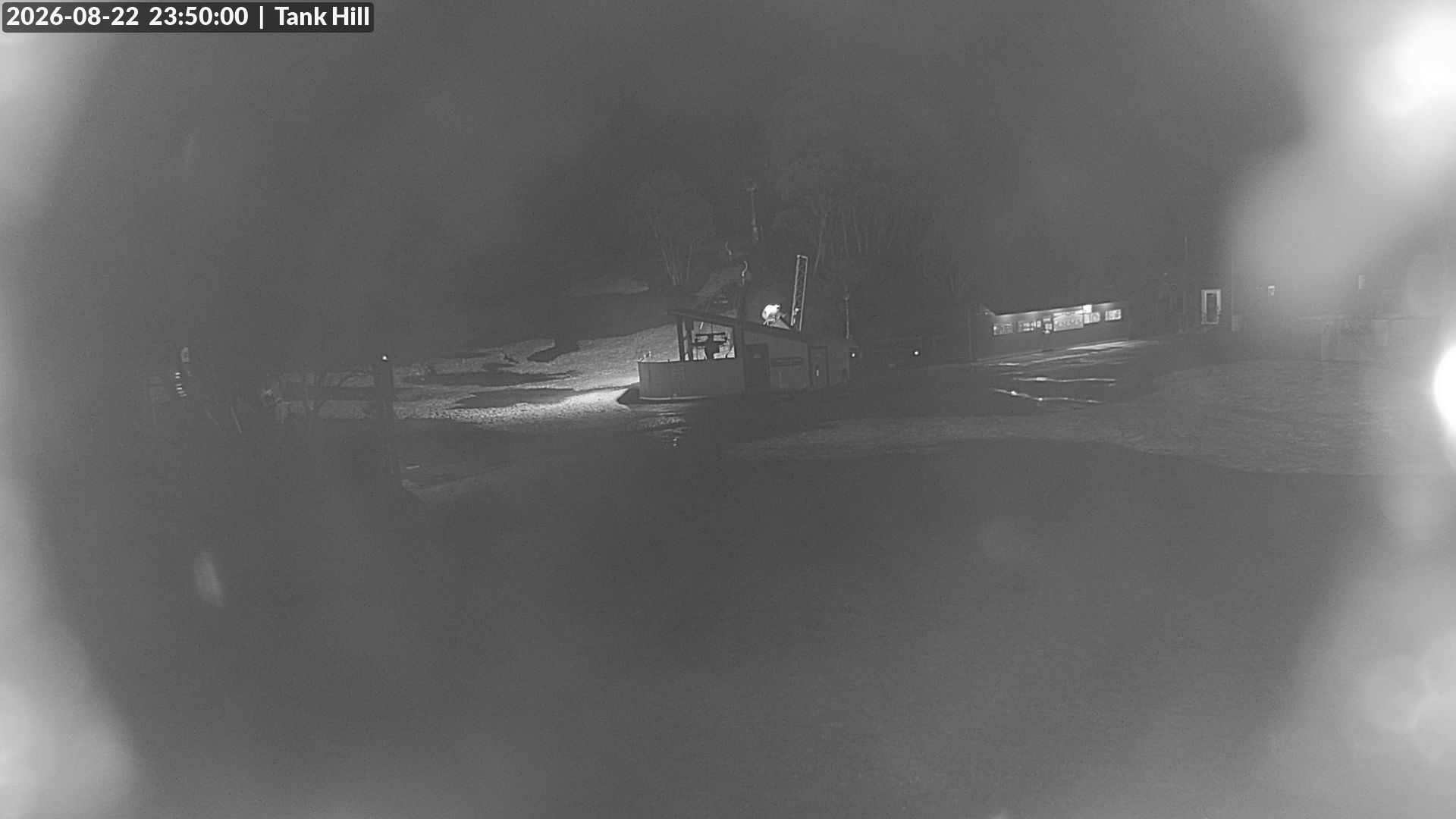 Mt Baw Baw Tank Hill snow cam captured at 22 August 2026 at 11:51 pm AEST