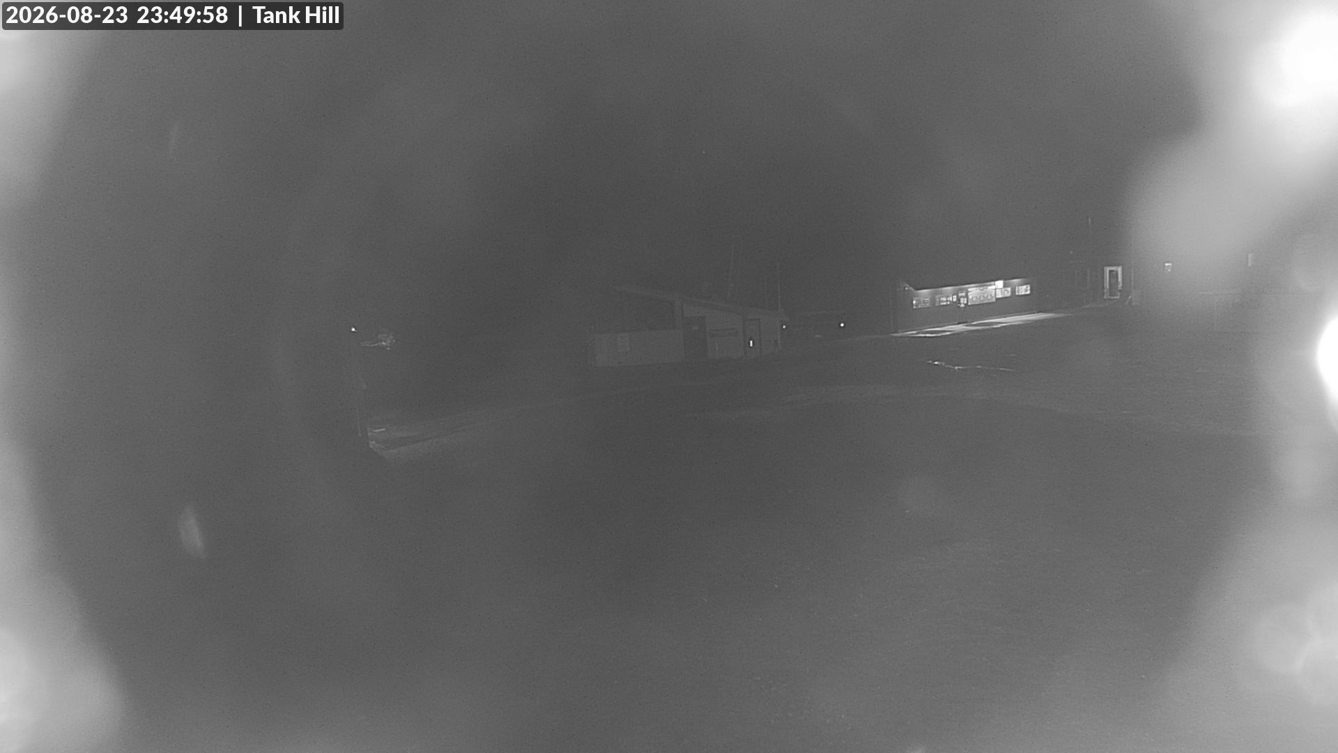 Mt Baw Baw Tank Hill snow cam captured at 23 August 2026 at 11:52 pm AEST