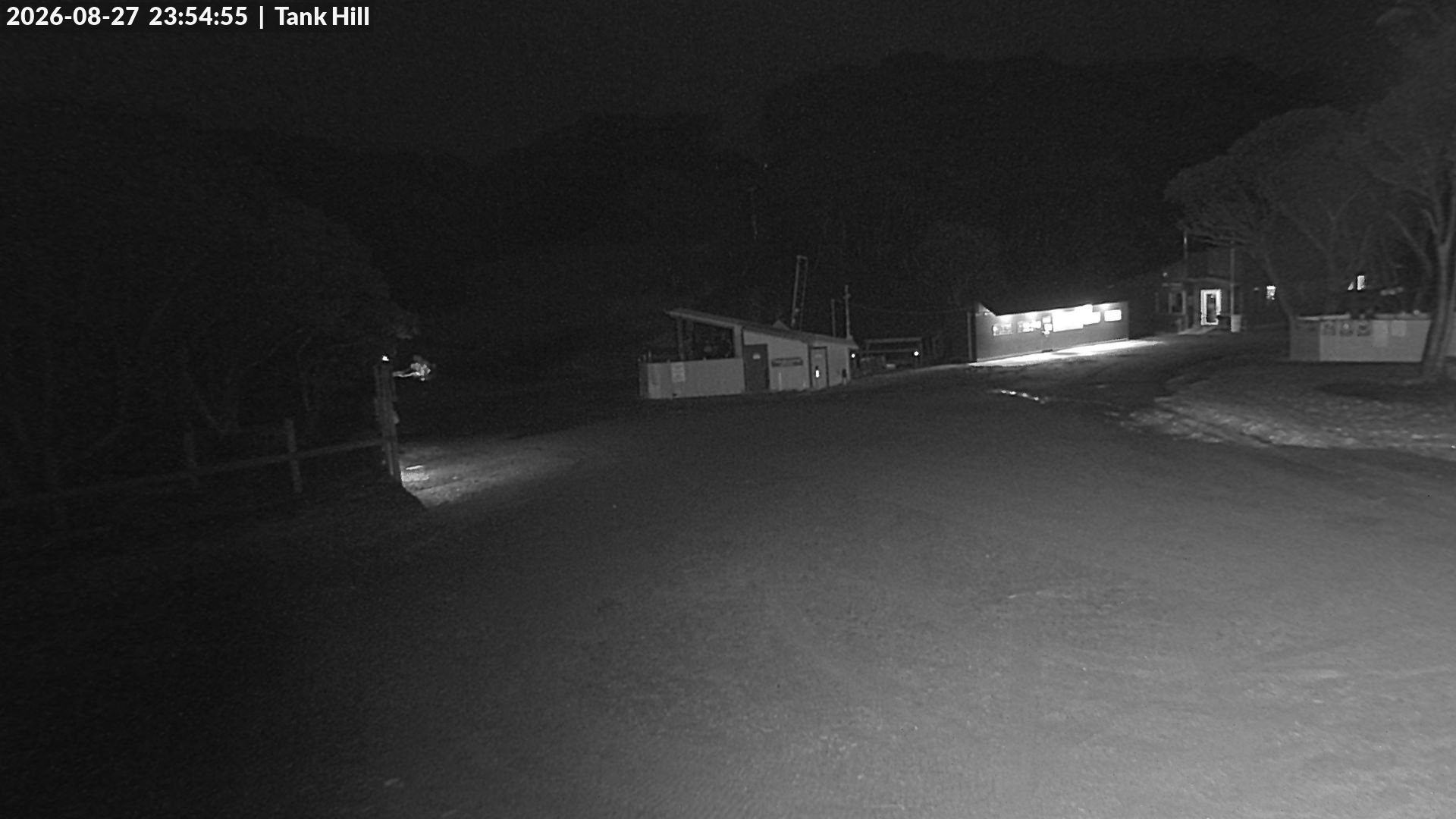 Mt Baw Baw Tank Hill snow cam captured at 27 August 2026 at 11:56 pm AEST
