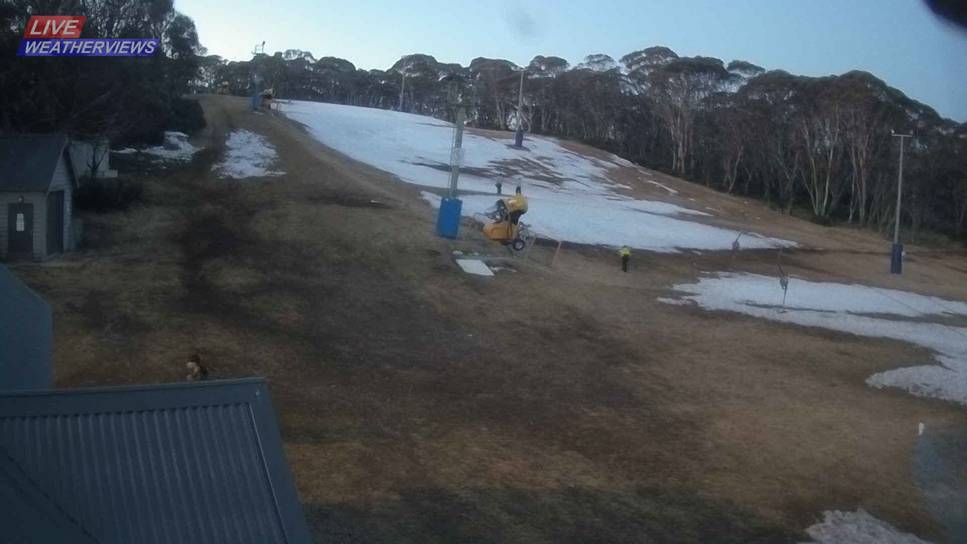 Dinner Plain Cobungra Platter snow cam captured at 17 August 2026 at 5:57 pm AEST