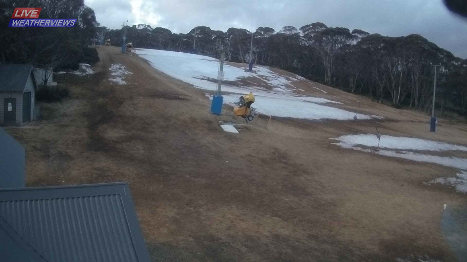 Dinner Plain Cobungra Platter snow cam captured at 18 August 2026 at 6:10 pm AEST
