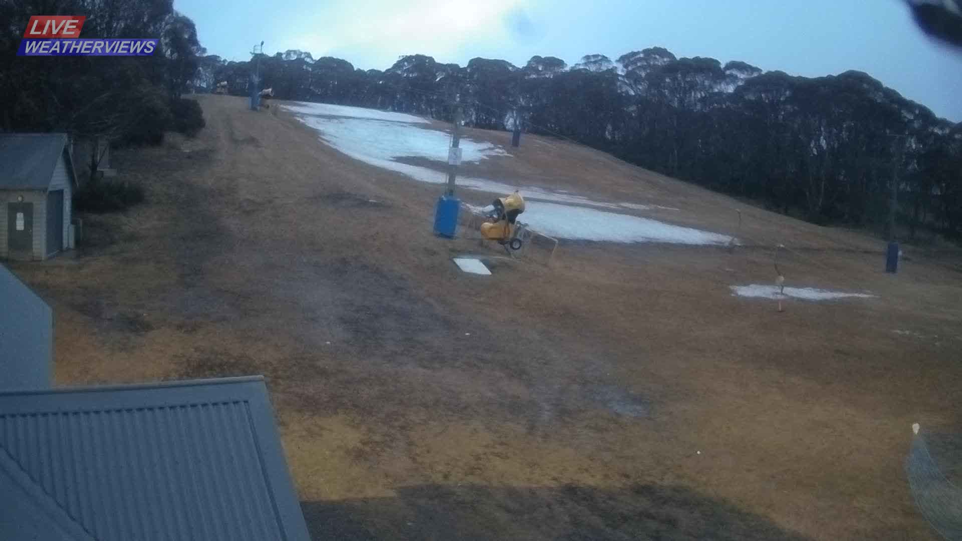 Dinner Plain Cobungra Platter snow cam captured at 20 August 2026 at 6:10 pm AEST