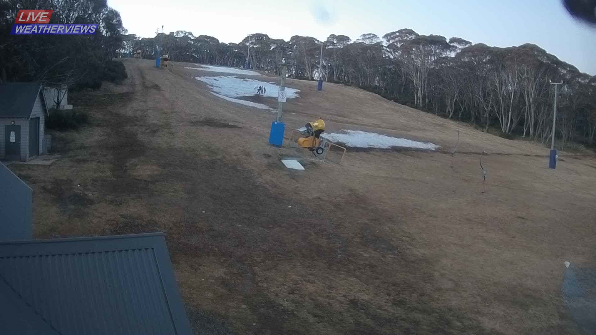 Dinner Plain Cobungra Platter snow cam captured at 23 August 2026 at 6:10 pm AEST