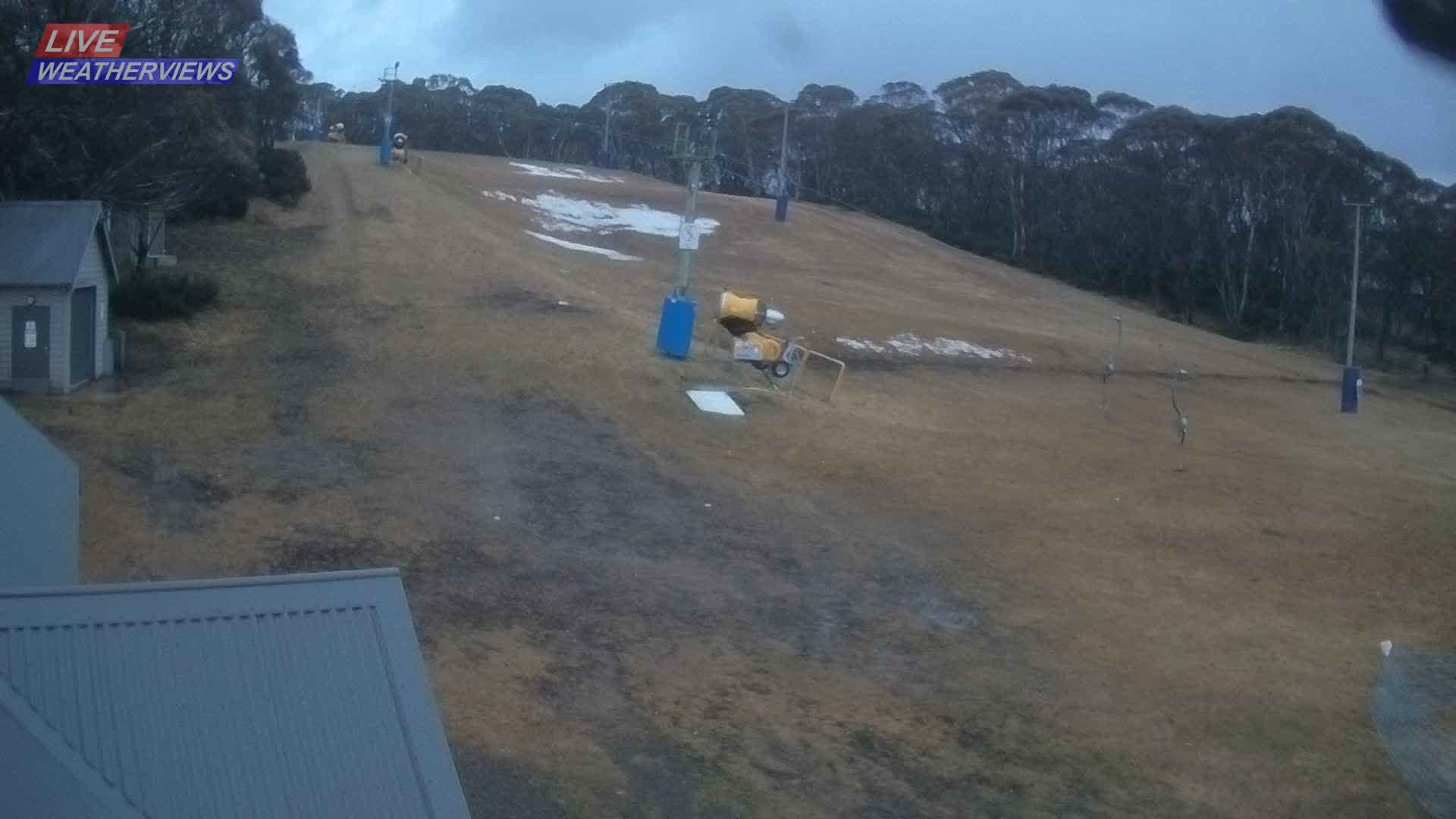 Dinner Plain Cobungra Platter snow cam captured at 25 August 2026 at 6:10 pm AEST