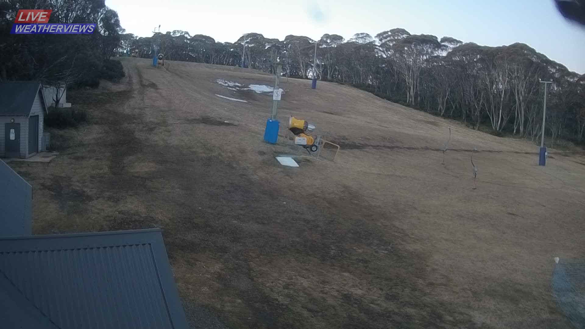 Dinner Plain Cobungra Platter snow cam captured at 26 August 2026 at 6:10 pm AEST