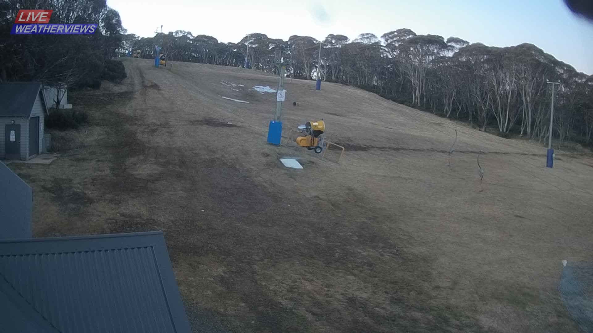 Dinner Plain Cobungra Platter snow cam captured at 27 August 2026 at 6:10 pm AEST