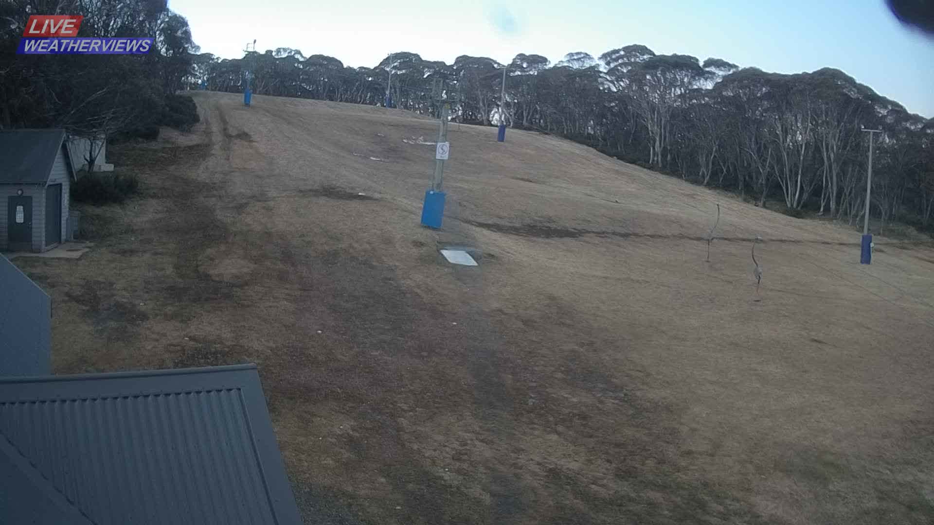 Dinner Plain Cobungra Platter snow cam captured at 28 August 2026 at 6:10 pm AEST