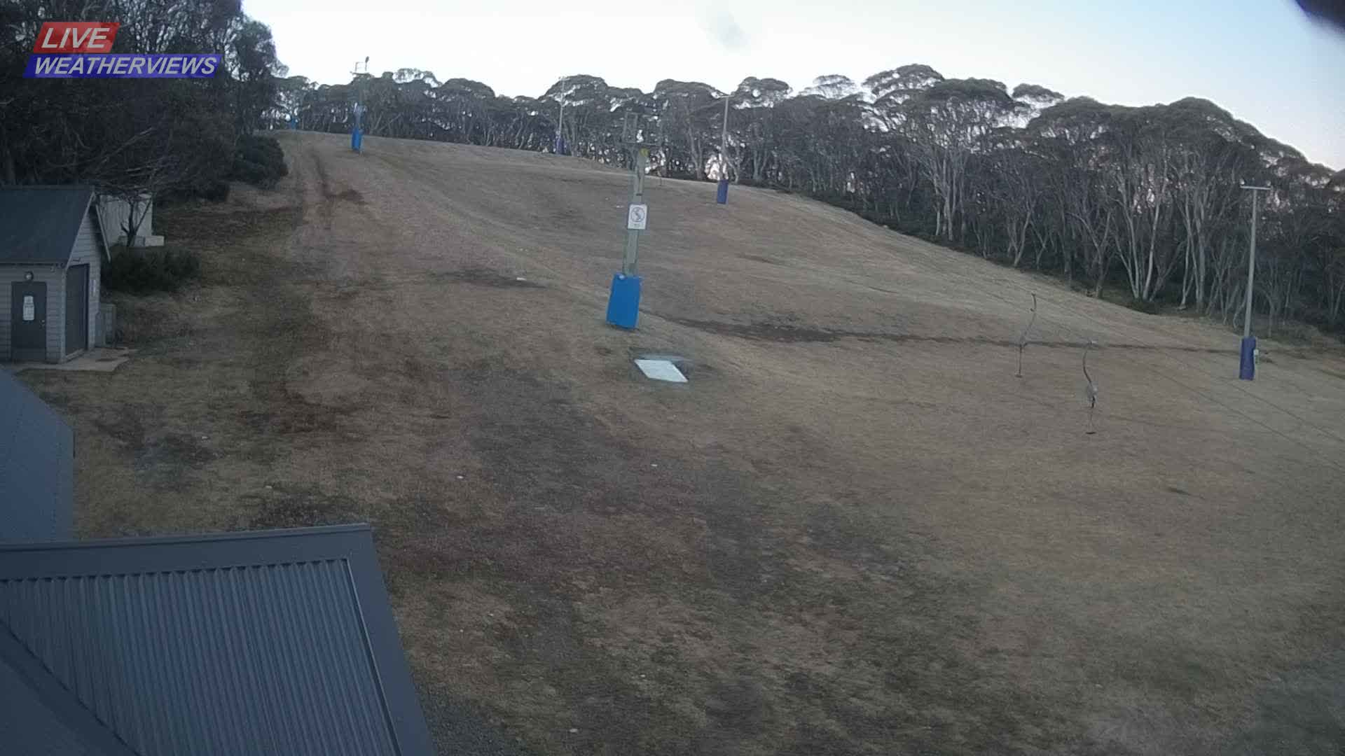 Dinner Plain Cobungra Platter snow cam captured at 29 August 2026 at 6:10 pm AEST