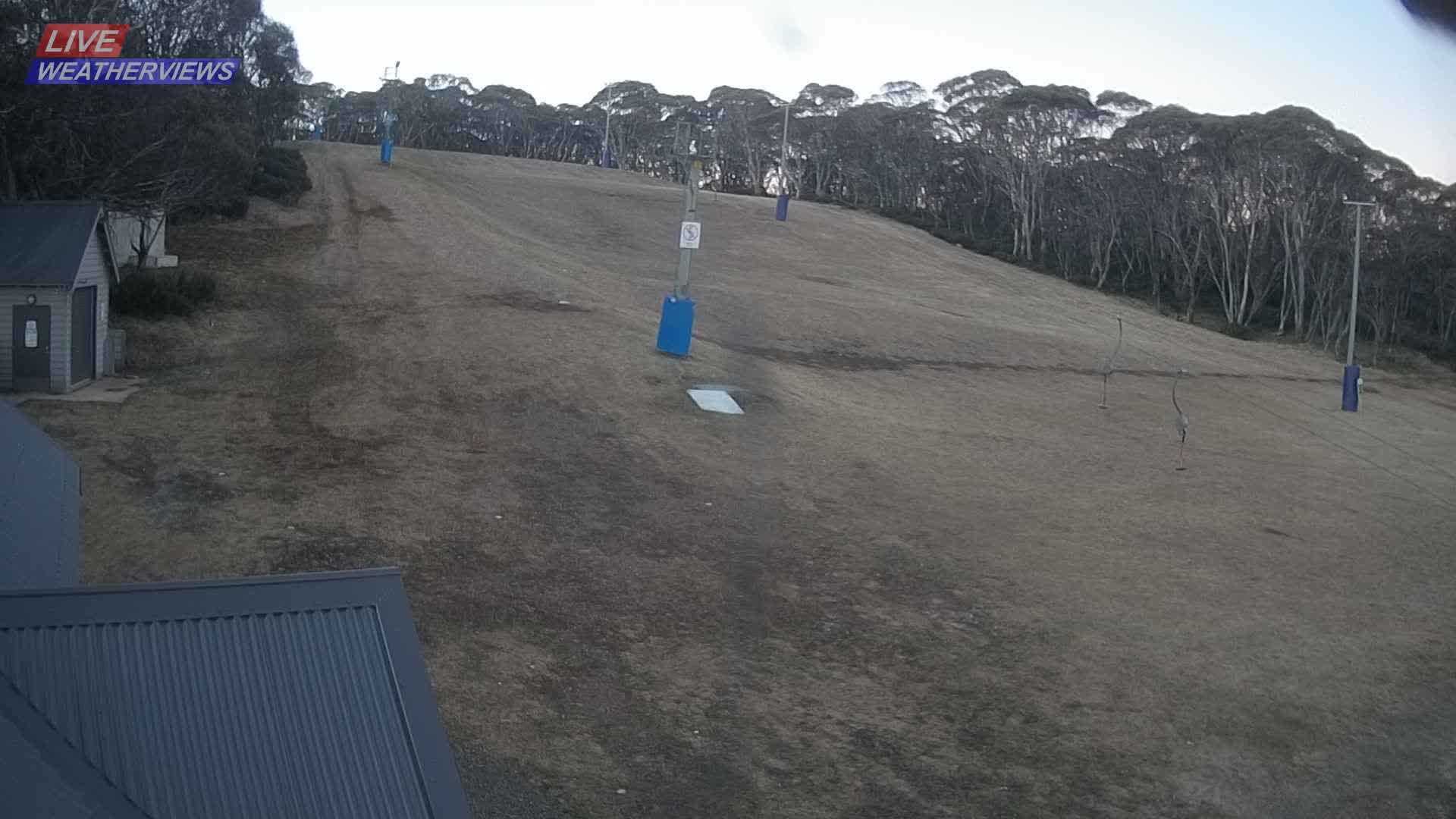Dinner Plain Cobungra Platter snow cam captured at 30 August 2026 at 6:10 pm AEST
