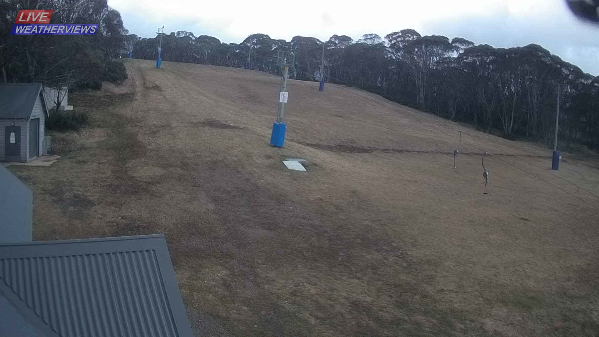 Dinner Plain Cobungra Platter snow cam captured at 2 September 2026 at 5:55 pm AEST