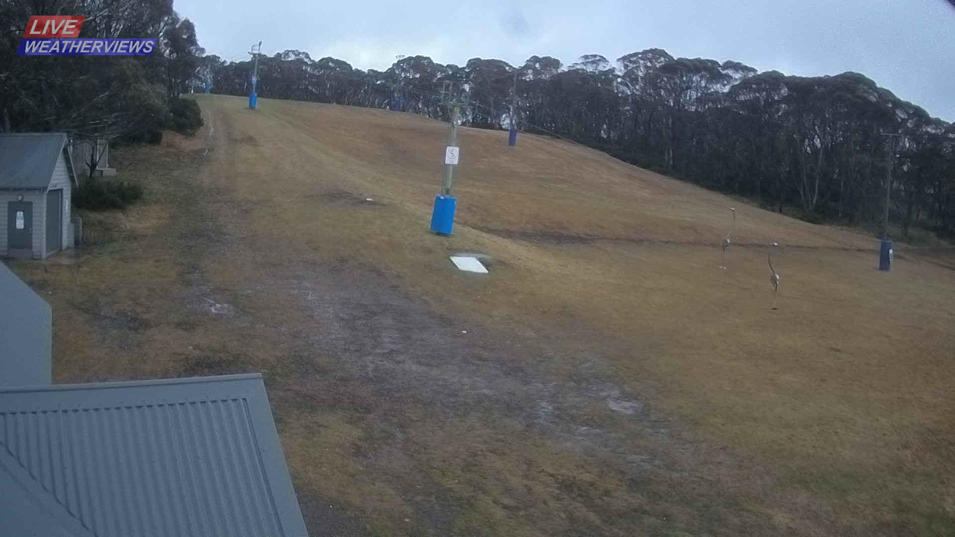 Dinner Plain Cobungra Platter snow cam captured at 5 September 2026 at 5:56 pm AEST