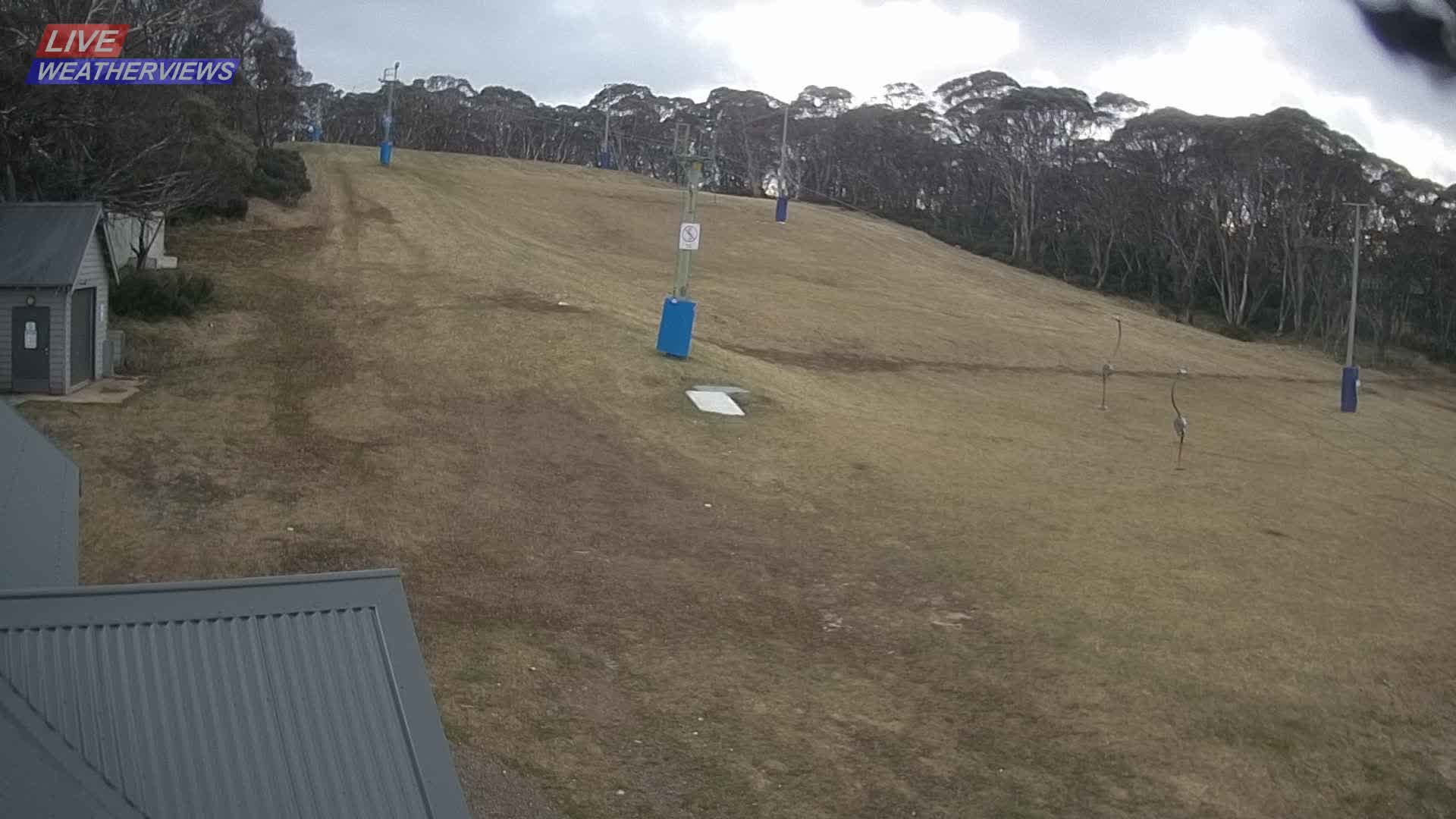 Dinner Plain Cobungra Platter snow cam captured at 9 September 2026 at 5:56 pm AEST