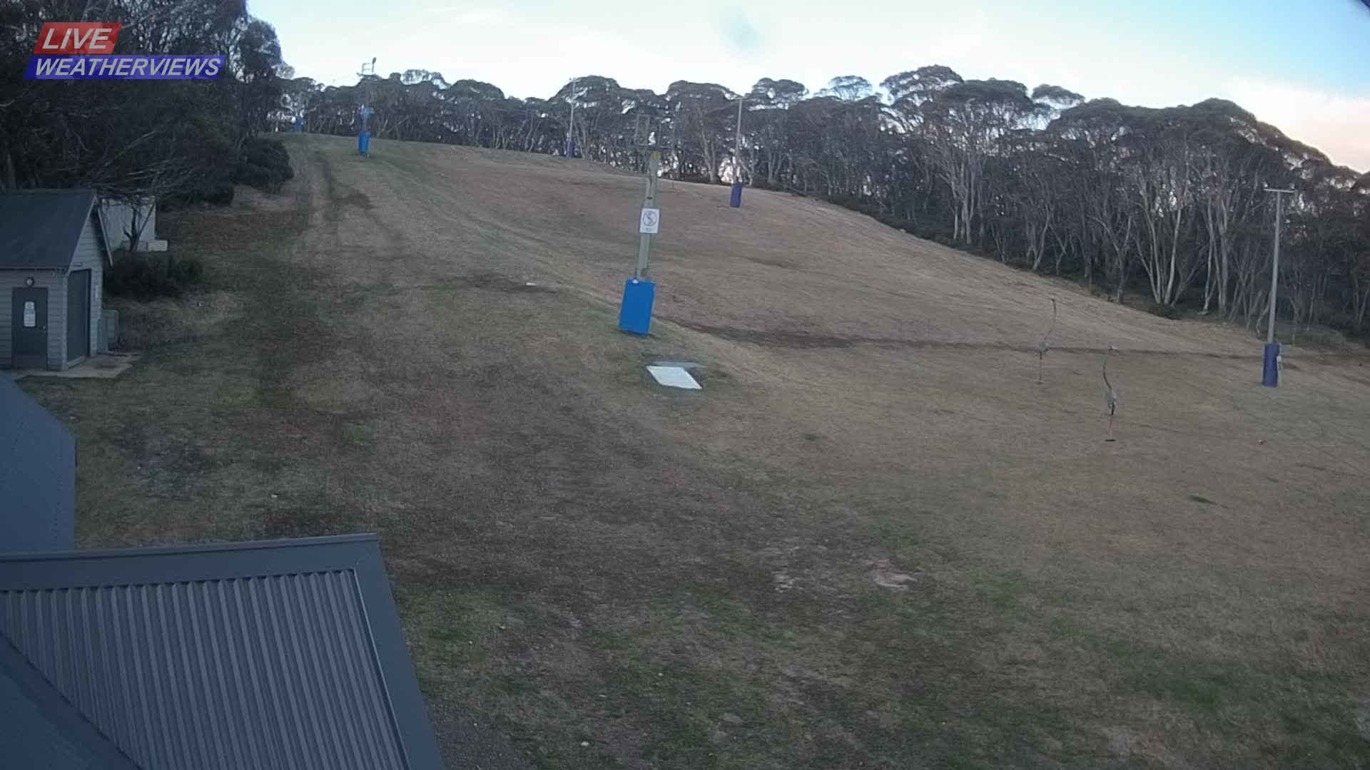 Dinner Plain Cobungra Platter snow cam captured at 12 September 2026 at 6:05 pm AEST
