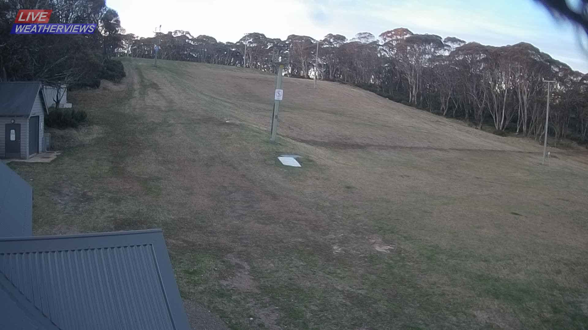 Dinner Plain Cobungra Platter snow cam captured at 18 September 2026 at 6:04 pm AEST