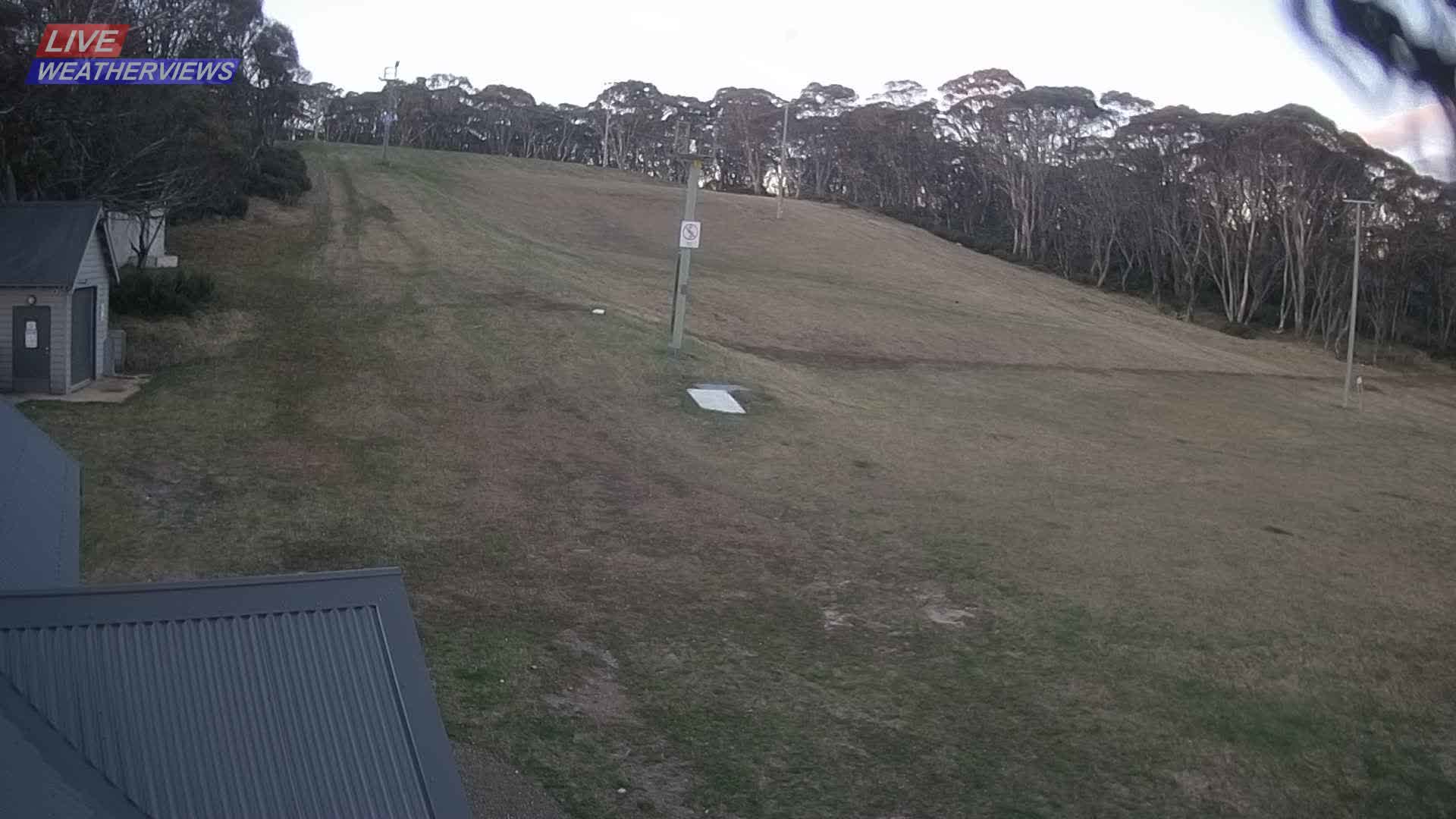Dinner Plain Cobungra Platter snow cam captured at 19 September 2026 at 6:05 pm AEST