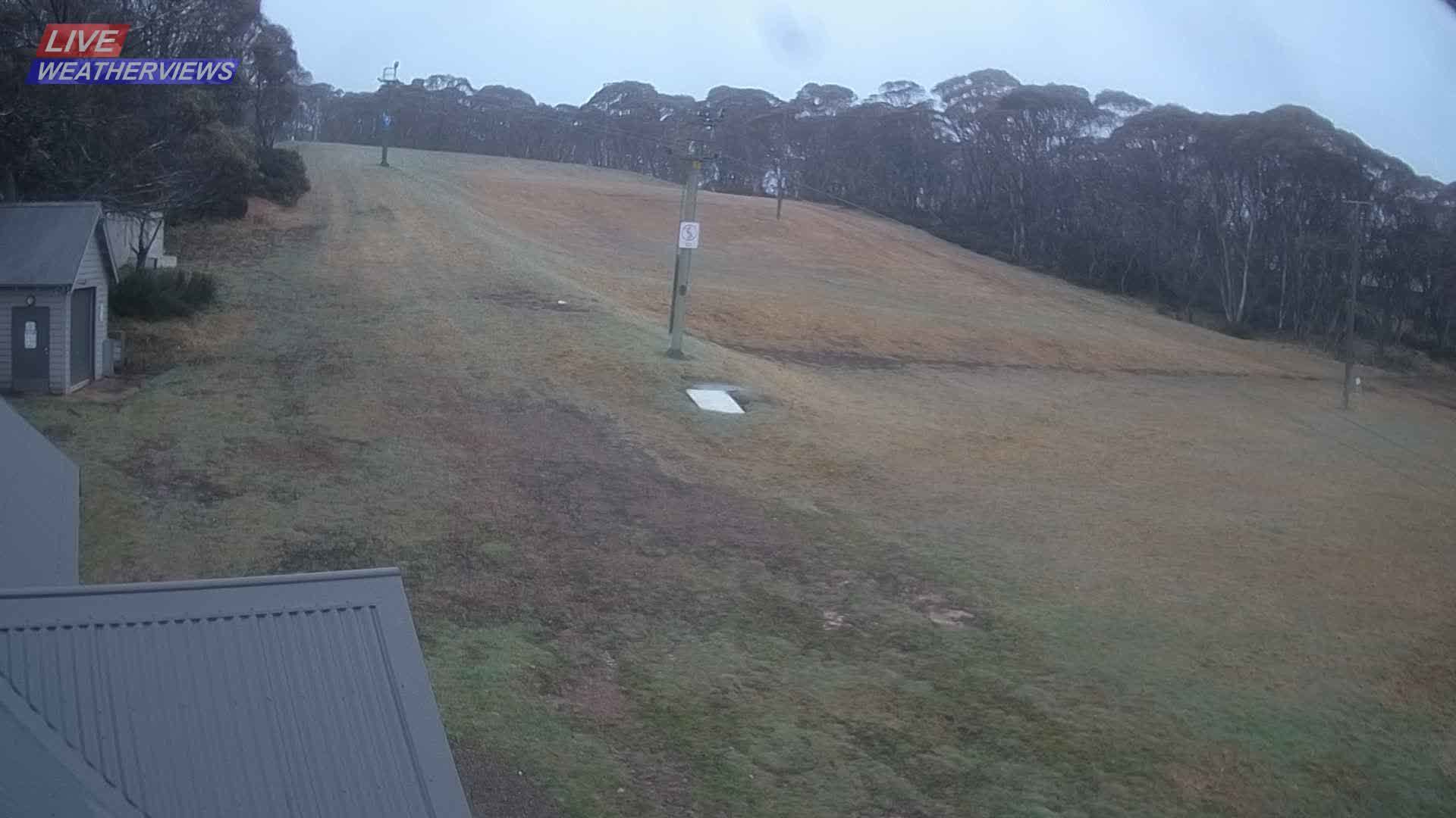 Dinner Plain Cobungra Platter snow cam captured at 21 September 2026 at 6:09 pm AEST