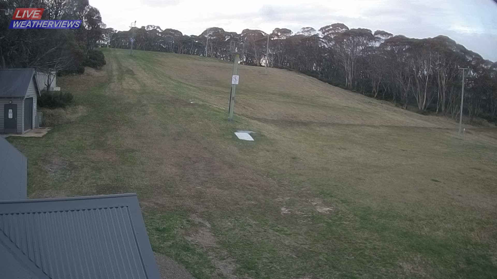 Dinner Plain Cobungra Platter snow cam captured at 24 September 2026 at 6:00 pm AEST
