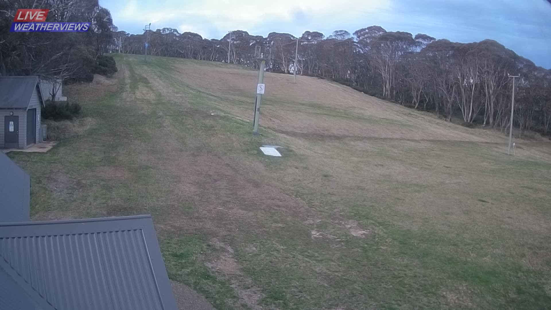 Dinner Plain Cobungra Platter snow cam captured at 25 September 2026 at 5:57 pm AEST